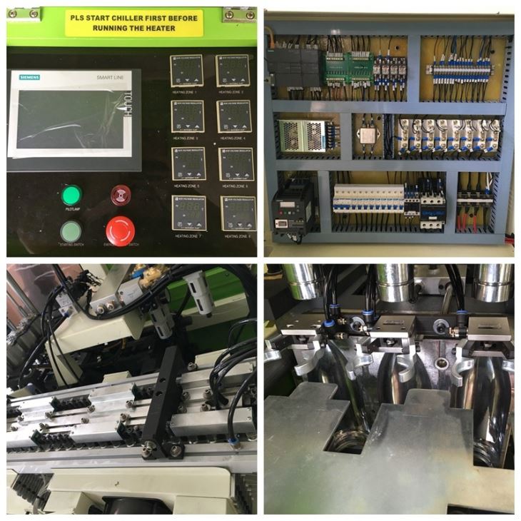 Low Cost 2200BPH Easy Operation Plastic Bottle Making Machine