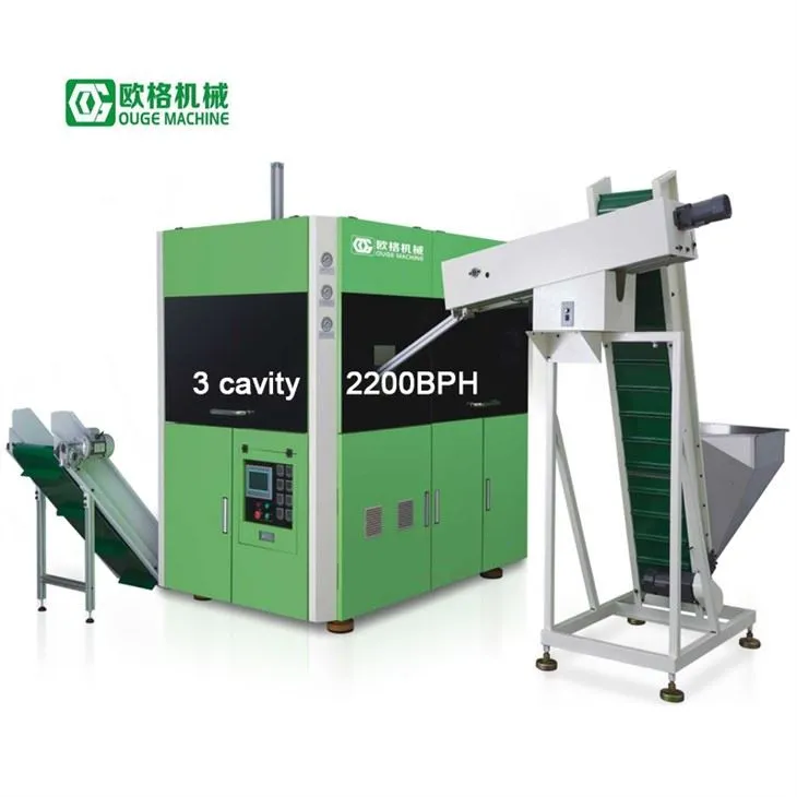 Máquina automática de moldagem de golpe de garrafa